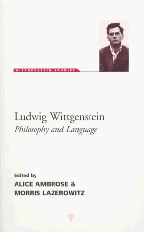 9781855064881: Ludwig Wittgenstein: Philosophy and Language