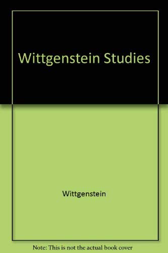 Wittgenstein Studies (9781855064942) by Wittgenstein