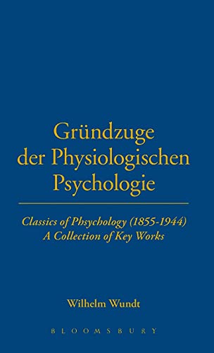 Beispielbild fr Grundzuge Der Physiologischen Psychologie zum Verkauf von Atticus Books