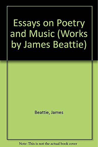 9781855067097: Essays on Poetry and Music (Works by James Beattie)