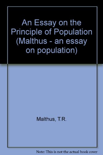 an essay in the principle of population