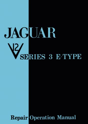 Jaguar E Type V12 Series 3 Operating, Maintenance and Service Handbook - Brooklands Books