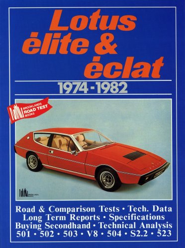 9781855200289: Lotus Elite and Eclat 1974-1982