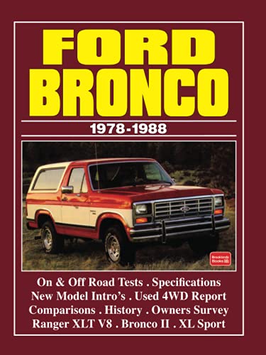 Imagen de archivo de Ford Bronco 1978-1988: Road Test Book a la venta por HPB Inc.