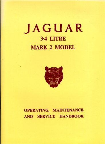 Stock image for JAGUAR 3.4 MK.2 HANDBOOK (OFFICIAL OWNERS' HANDBOOKS) for sale by Basi6 International