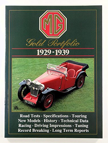 Stock image for MG Gold Portfolio 1929-39 for sale by Oopalba Books