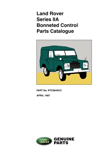 9781855202757: Land Rover Series 2A Bonneted Control Parts Catalogue: RTC 9840CC.