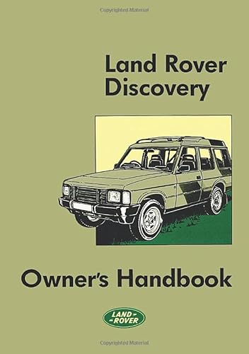 Stock image for LAND ROVER DISCOVERY OWNERS HANDBOOK: SJR 820 Enhb 90 for sale by Hay-on-Wye Booksellers