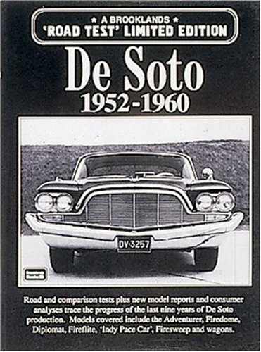 Beispielbild fr De Soto Road Test: 1952-1960 (Limited Edition) zum Verkauf von Booklover's Treasures