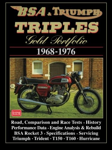 9781855204645: BSA & Triumph Triples Gold Portfolio 1968-1976: Road Test Book (Gold Portfolio Series)