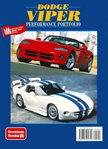 9781855204720: Dodge Viper Performance Portfolio, 1990-98 (Performance Portfolio Series)