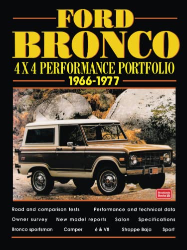 9781855204744: Ford Bronco 4X4 1966-1977 Performance Portfolio: Road Test Portfolio