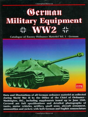 9781855205499: German Military Equipment Ww2: 1