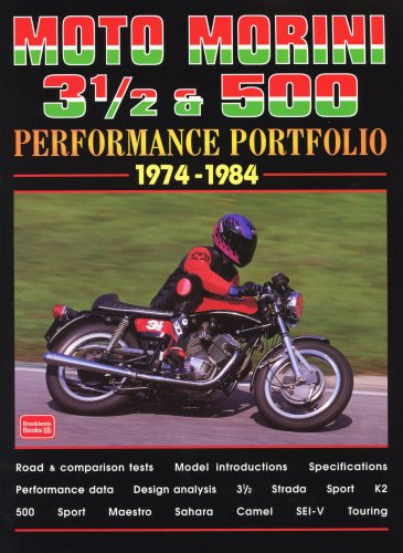 9781855205680: Moto Morini 3-1/2 and 500 Performance Portfolio 1974-1984