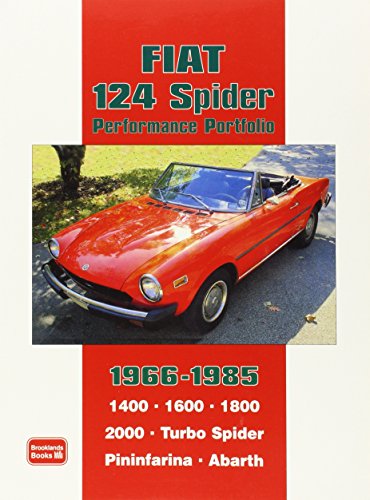 9781855207387: Fiat 124 Spider Performance Portfolio 1966-1985