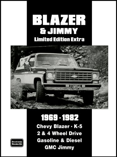 9781855207530: Chevy Blazer & Jimmy Limited Edition Extra 1969-1982