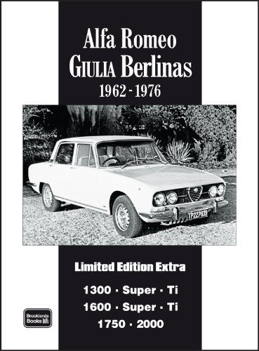 Alfa Romeo Giulia Berlina Limited Edition Extra (9781855207714) by Clarke, R.M.