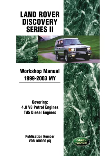 9781855208681: Land Rover Discovery Series 2 Workshop Manual 1999-2003 MY: VDR 100090 (6) (Land Rover Workshop Manuals)