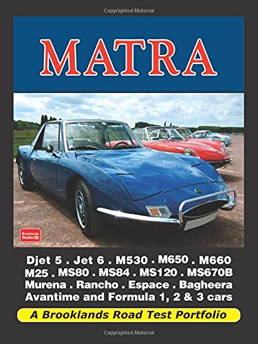 9781855209459: Matra: Road Test Book: A Brooklands Road Test Portfolio (Brooklands Road Test Books)