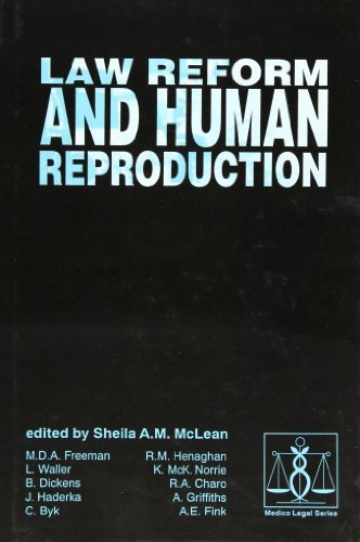 Stock image for Law Reform and Human Reproduction [Medico-Legal Series] for sale by Tiber Books
