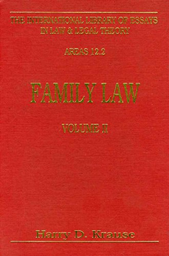 9781855211520: Family Law (International Library of Essays in Law and Legal Theory)