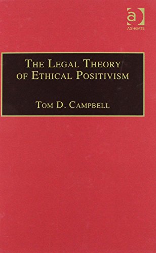 Stock image for The Legal Theory of Ethical Positivism (Applied Legal Philosophy) for sale by Chiron Media