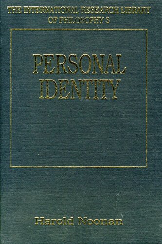 9781855212992: Personal Identity (International Research Library of Philosophy)