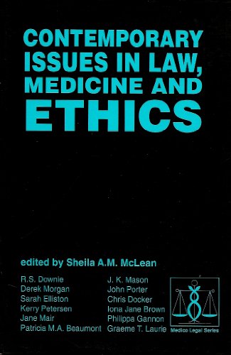Beispielbild fr Contemporary Issues in Law, Medicine and Ethics zum Verkauf von Anybook.com