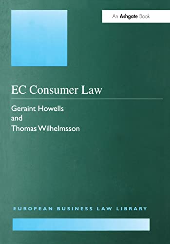Beispielbild fr EC Consumer Law (European Business Law Library) zum Verkauf von Phatpocket Limited