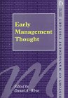 Stock image for Early Management Thought for sale by medimops