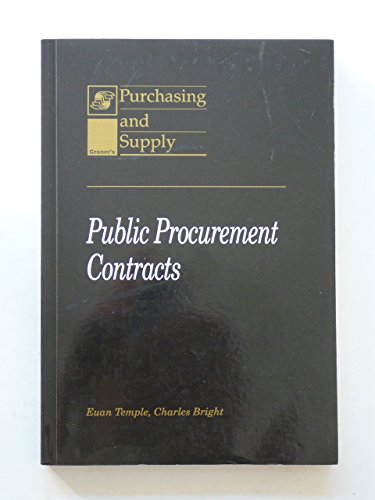 Imagen de archivo de Croner's public procurement contracts: A guide to the new rules for supplies, works, utilities, services a la venta por G. & J. CHESTERS