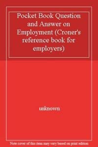 Stock image for Pocket Book Question and Answer on Employment for sale by AwesomeBooks