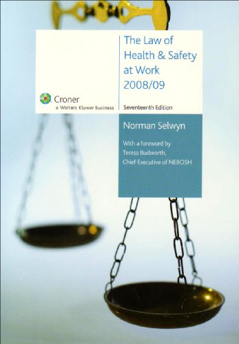 Beispielbild fr The Law of Health and Safety at Work 2008/09 zum Verkauf von AwesomeBooks