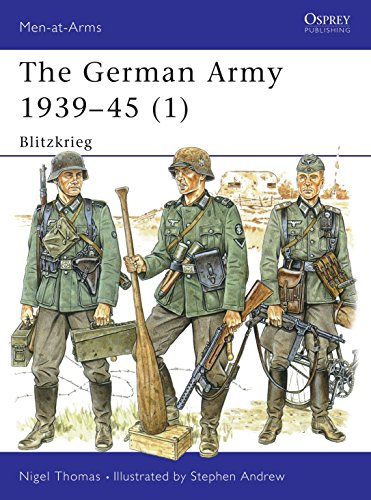 9781855326392: The German Army 1939-45 (1): Blitzkrieg: v. 1 (Men-at-Arms)
