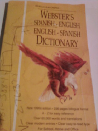 Imagen de archivo de Webster's Spanish-English English-Spanish Dictionary a la venta por BookHolders