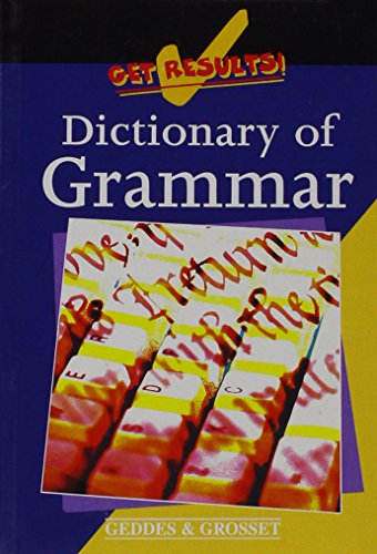 Imagen de archivo de Dictionary of grammar (Get results!) a la venta por Better World Books