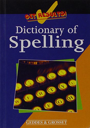 Imagen de archivo de Dictionary of spelling (Get results!) a la venta por WorldofBooks