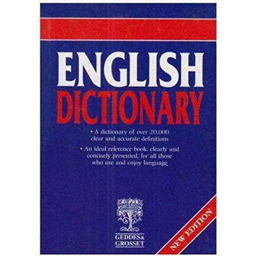 Beispielbild fr English Dictionary zum Verkauf von Better World Books