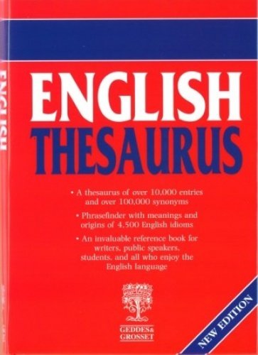 Beispielbild fr English Thesaurus zum Verkauf von WorldofBooks