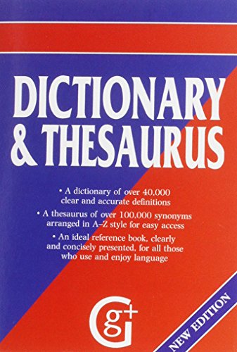 Beispielbild fr Dictionary and Thesaurus zum Verkauf von WorldofBooks