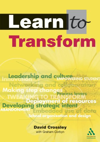 Learn to Transform (9781855390959) by Crossley, David; Corbyn, Graham