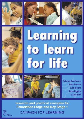 Beispielbild fr Learning to Learn for Life : Reasearch and Practical Resources for Foundation and Key Stage 1 zum Verkauf von Better World Books Ltd
