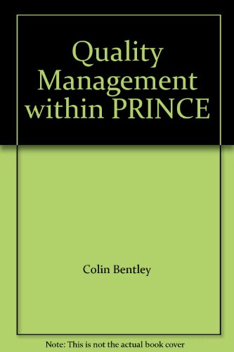 Beispielbild fr Quality Management within PRINCE zum Verkauf von Reuseabook