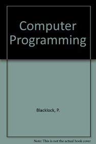 9781855542068: Computer Programming