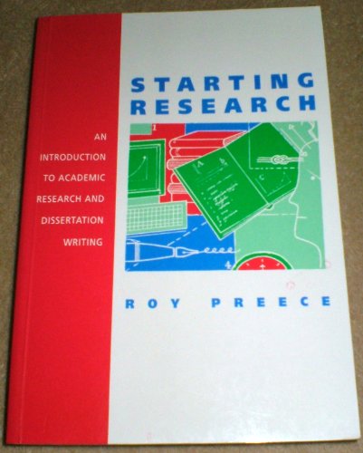 Stock image for Starting Research: A New Post-graduate's Guide to Researching and Writing Up for sale by AwesomeBooks