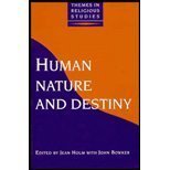 Beispielbild fr Human Nature and Destiny (Themes in Religious Studies) zum Verkauf von Reuseabook