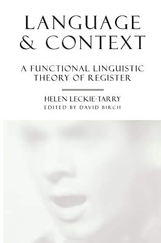 Imagen de archivo de Language and Context a la venta por BooksRun