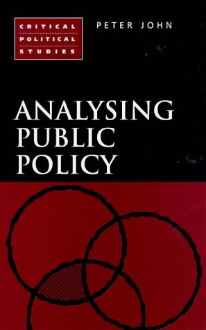 9781855675872: Analysing Public Policy (Critical Political Studies)