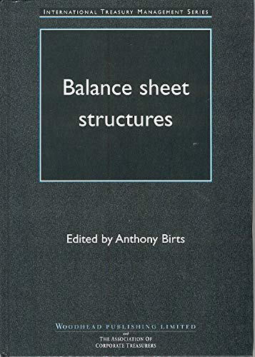 Beispielbild fr Balance Sheet Structures zum Verkauf von Anybook.com