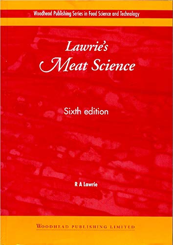 Imagen de archivo de Lawrie's Meat Science, Sixth Edition a la venta por Anybook.com